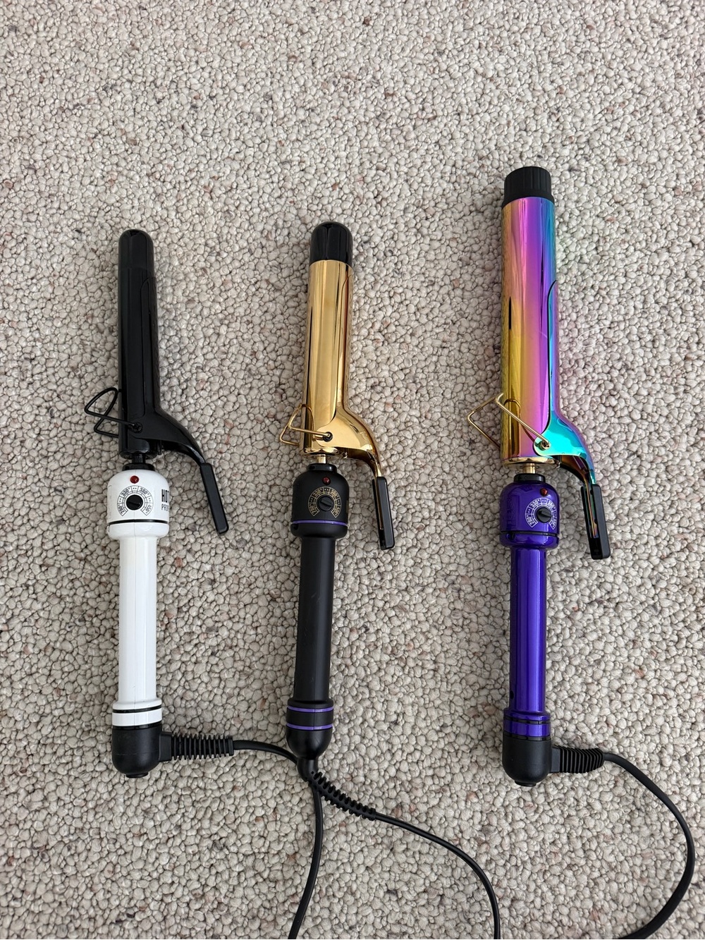 Hot Tools Professional Curling Irons — 1”, 1.25” & 1.5” - Picture 2 of 2